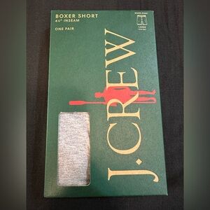 J. Crew Heather Gray Boxer Shorts